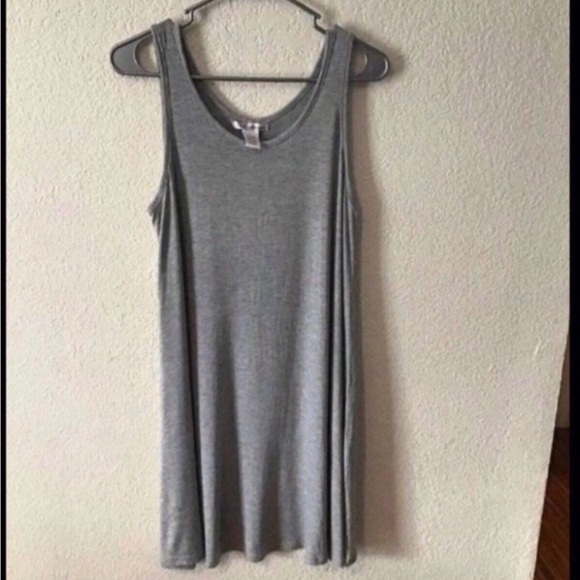 Cool Attitude Grey Tank Dress - Picture 1 of 3